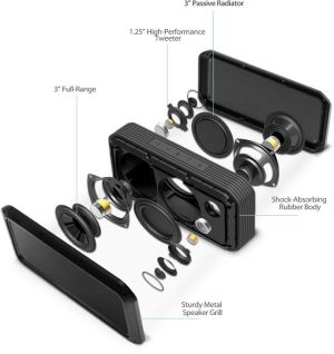 Głośnik Divoom Divoom Voombox Party 2nd generation czarny 4