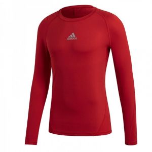 Adidas Koszulka juniorska ASK LS Tee Y czerwona r. 128 cm (CW7321) 1