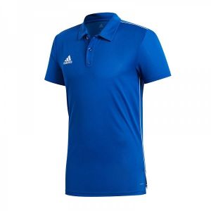 Adidas Koszulka piłkarska CORE 18 Polo niebieska r. S (CV3590) 1