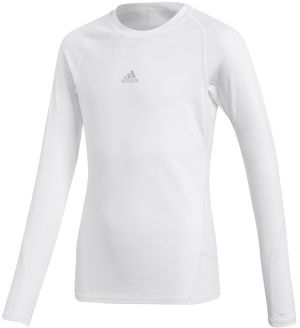 Adidas Koszulka juniorska ASK LS TEE Y biała r. 164 cm (CW7325) 1