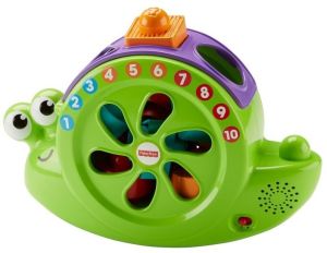 Fisher Price Śpiewający Ślimak - sorter kształtów (FRC19) 2