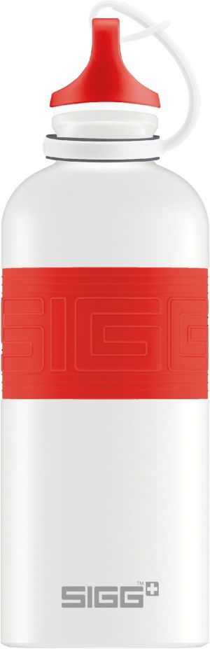 SIGG Bidon Alu CYD Pure White Red 0.6l white/red (8687.00) 1