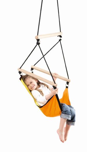 Amazonas Fotel wiszący dla dzieci Kids Swinger Żółty 1