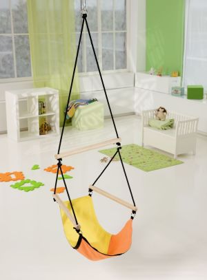 Amazonas Fotel wiszący dla dzieci Kids Swinger Żółty 2