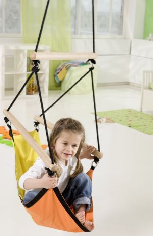 Amazonas Fotel wiszący dla dzieci Kids Swinger Żółty 3