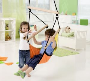 Amazonas Fotel wiszący dla dzieci Kids Swinger Żółty 4