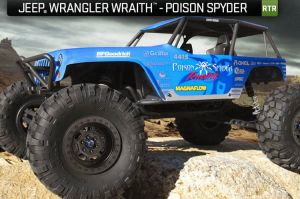 Axial Model RC Jeep® Wrangler Wraith Poison Spyder 1:10 RTR (AX90031) 1