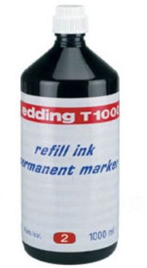 Edding Tusz do markerów permanentnych 1000ML czerwony (T1000/002/CZ ED) 1