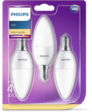 Philips LED 40W, B35, E14, WW FR ND RF 3BC/6 1