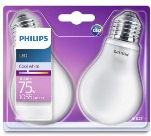 Philips LED classic, 75W, A60, E27, CW FR ND 2BC/10 1
