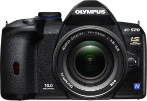 Lustrzanka Olympus E-520 Double Zoom Kit (EZ-1442 + EZ-4015-2) 2