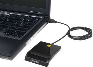 Manhattan Czytnik Kart Inteligentnych Smart Card na USB (102049) 2
