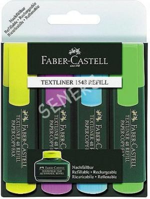 Faber-Castell Zakreślacze 48 w etui 4 kolory 1