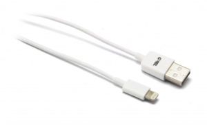 Kabel USB G&BL USB-A - Lightning 1 m Biały (7100) 1