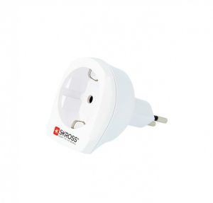 Skross Uniwersalny podróżny adapter EU-Szwajcaria kolor biały (1.500205) 1
