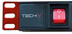 Techly Listwa zasilająca PDU 19" 1U 8x Schuko 3m (I-CASE STRIP-81UD) 2