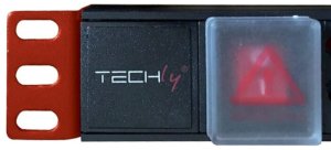 Techly Listwa zasilająca PDU 19" 1U 8x Schuko 3m (I-CASE STRIP-81UD) 3