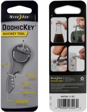 Breloczek Nite Ize Brelok, micro tool QuicKey stal nierdzewna (KMTQK-11-R3) 11