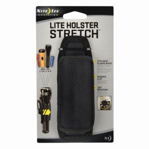 Latarka Nite Ize Pokrowiec na latarkę Lite Holster elastyczny czarny (LHS-03) 3