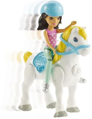 Lalka Barbie Mattel Barbie ON THE GO Lalka + kucyk FHV60 4