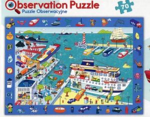 Trefl Puzzle 70el Obserwacyjne - Odwiedzamy port (15536) 1