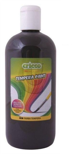 Cricco Farba tempera Cricco 500ML czarna (CR500/C) 1