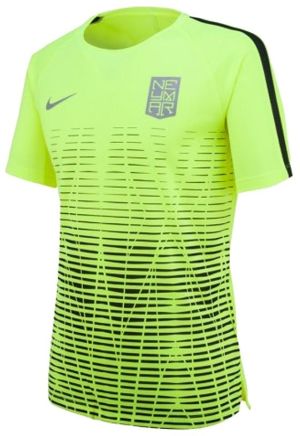 Nike Koszulka piłkarska Dry Squad Top SS Neymar Junior żółta r. XL (158-170cm) (890800 702) 1