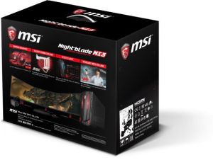 Komputer MSI Nightblade Core i5-7400, 8 GB, GTX 1050, 1 TB HDD Windows 10 Home 13