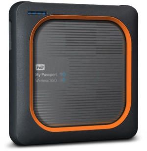Dysk zewnętrzny SSD WD SSD My Passport Wireless 1 TB Szaro-pomarańczowy (WDBAMJ0010BGY-EESN) 2