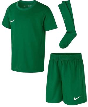 Nike Komplet piłkarski Dry Park Kit Set Junior zielony r. M (110-116 cm) (AH5487-302) 1