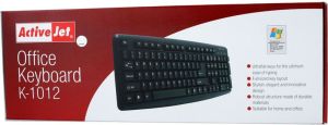Klawiatura Activejet Przewodowa Czarna  (K1012USB) 2