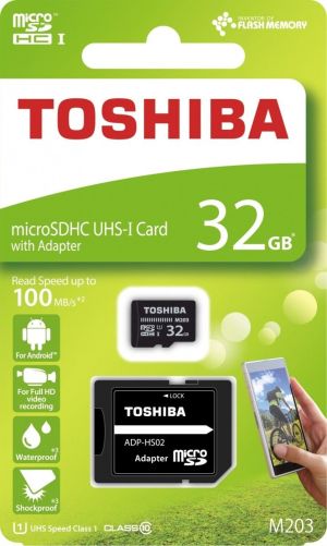 Karta Toshiba M203 MicroSDHC 32 GB Class 10 UHS-I/U1  (THN-M203K0320EA) 1