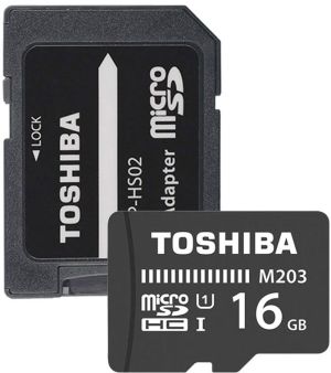 Karta Toshiba M203 MicroSDHC 16 GB Class 10 UHS-I/U1  (THN-M203K0160EA) 2