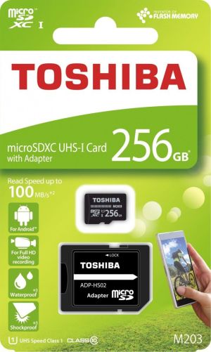 Karta Toshiba M203 MicroSDXC 256 GB Class 10 UHS-I/U1  (THN-M203K2560EA) 2