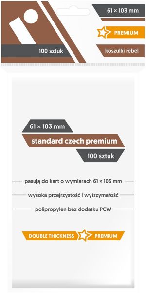 Rebel Koszulki Standard Czech Pr 61x103 (100sztuk) 1