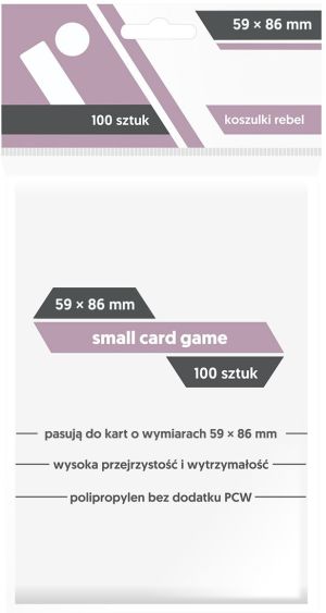 Rebel Koszulki Small Card Game 59x86 (100sztuk) 1