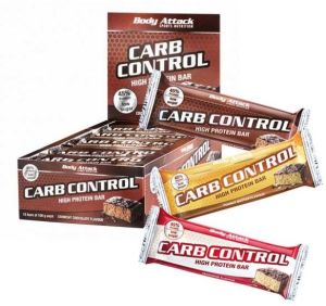 Body Attack Baton Carb Control Crunchy Chocolate 100g 1