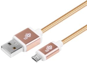 Kabel USB TB Print USB-A - 1.5 m Złoty (AKTBXKU2SBA150G) 1