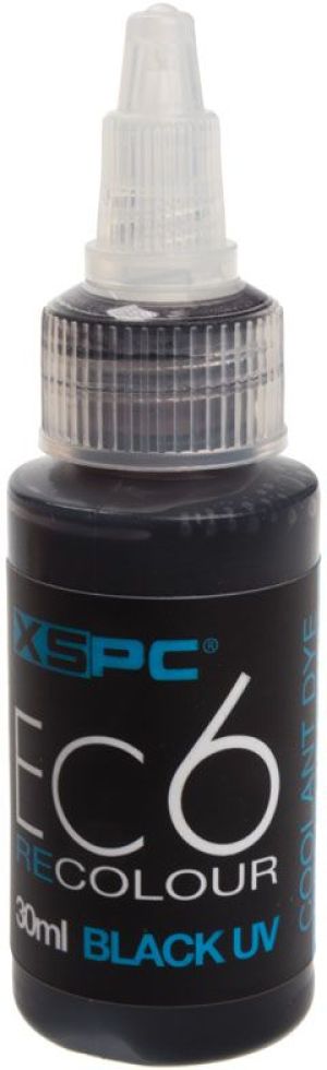 XSPC barwnik EC6 ReColour Dye, 30ml, czarny UV (5060175589446) 1