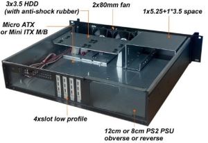 Obudowa serwerowa Techly PC ATX Rackowa 19 Cali 2U Kompaktowa (101980) 3