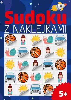 Wilga Sudoku z naklejkami 5+ 1