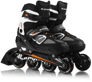 Rolki Blackwheels regulowane Sonic Orange-black r. 32-35 2