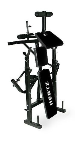 Hertz Ławka treningowa Hector Pro czarna (11050) 4