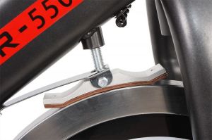 Rower stacjonarny Hertz Rower Hertz XR-550 grafitowo czerwony (11506) 2