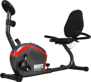 Rower stacjonarny Hertz Rower Comfort 1 czarno-czerwony (11475) 1