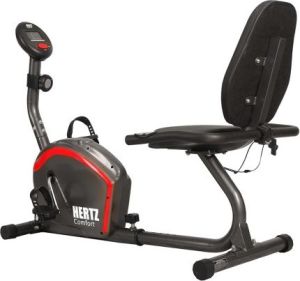 Rower stacjonarny Hertz Comfort 1 magnetyczny czarno-czerwony 3