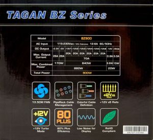 Zasilacz Tagan TG700-BZ (700W) MODULARNY 13