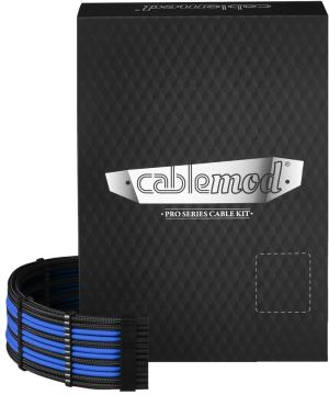 CableMod Zestaw kabli, Czarno-niebieski (CM-PCSR-FKIT-NKKB-R) 2