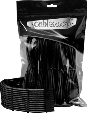 CableMod Zestaw kabli, 0.45m, Czarny (CM-PCAB-BKIT-NKK-3PK) 3