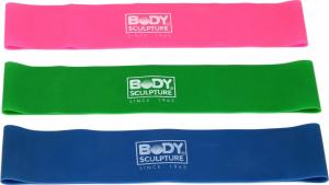 Body Sculpture Mini Band BB-103 różne poziomy oporu w zestawie wielokolorowy 3 szt. 1